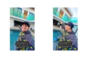 Eduin Caz presume su nueva casa de soltero.