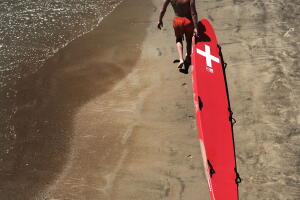 New Yorkers Beat The Heat At City Beaches One Day After The Independence Holiday