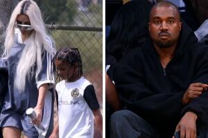 Kim Kardashian usa un jersey Adidas en medio de los problemas de Kanye West con la marca