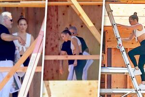 JLo: las fotos de la cantante, sin Ben Affleck, supervisando la construcción de ¿su nueva mansión?
