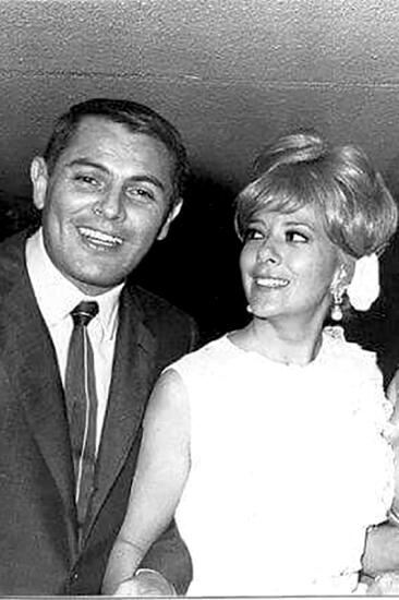 Silvia Pinal con su segundo esposo, el empresario Gustavo Alatriste/México, circa 1962.