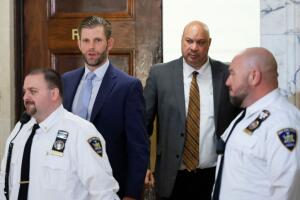 Former President Trump's Sons Don Jr And Eric Testify In New York Fraud Trial