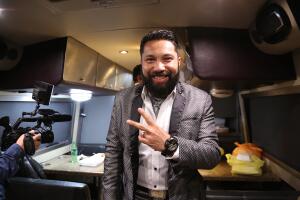 Backstage con El Recodo