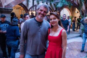 Angelique Boyer detrás de cámaras de Doménica Montero