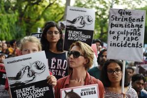 Protesta en India por violación de niña