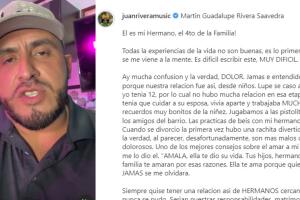 Este es parte del extenso mensaje que Juan le dedicó a su hermano Lupillo Rivera. 