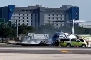 incendia avión aeropuerto Miami