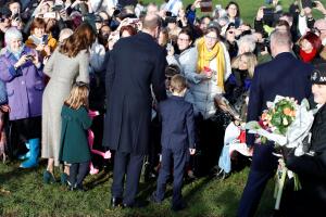 Royal Family's Christmas Day service on the Sandringham estate in eastern England