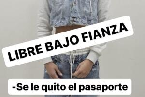La periodista Mandy Fridmann dio a conocer que Aleska Génesis quedó "libre bajo fianza".