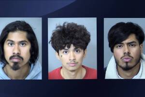 Leonardo Santiago de 21 años, Manuel Carrasco Calderón de 21 años y José Rodríguez de 20 años