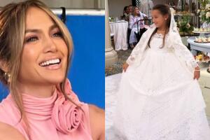 Primera comunión de hija de Adamari López y Toni Costa: el vínculo de su fiesta con JLo