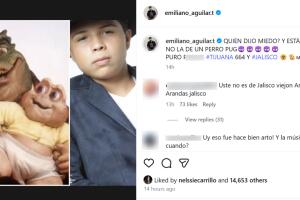 Esta es la más reciente publicación que Emiliano Aguilar hizo en aparente burla hacia su hermano Leonardo.