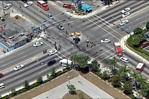 Varios heridos en accidente múltiple en Miami