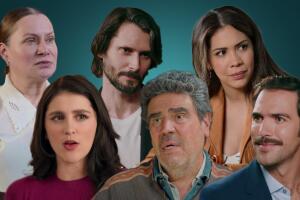 Ellos son los personajes de El Extraño Retorno de Diana Salazar, la nueva serie de ViX, protagonizada por Angelique Boyer 
