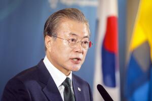 South Korea's President Moon Jae-in visits Sweden