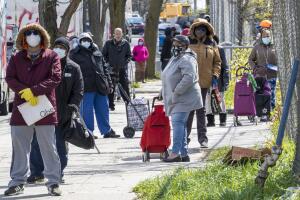 Virus Outbreak New York Food Pantries