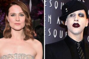 Evan Rachel Wood y Marilyn Manson