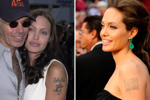 Angelina Jolie tatuaje