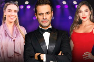 Cynthia Alesco, Mónica Fonseca y Mark Tacher