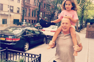 Bruce Willis y su hija Mabel
