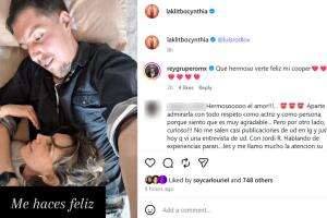 Con esta foto, Cynthia Klitbo presenta a su nuevo novio Luis Rodríguez, quien en Instagram se presenta como director de cine.