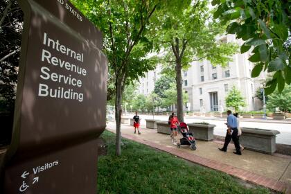 The Internal Revenue Service Building, Wednesday, Aug. 19, 2015, in Washington. (AP Photo/Andrew Harnik)