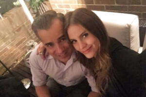 Jorge Enrique Abello y su esposa María Isabel Gutiérrez
