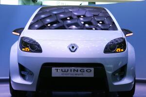 Carro modelo Twingo de Renault 