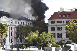 South Africa Parliament Fire