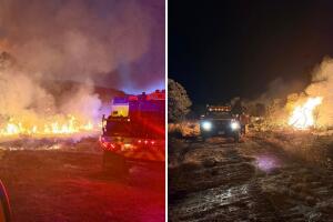 incendio pastizal williams road fire forestal condado burnet texas