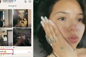 Ángela Aguilar también retomó actividad en WhatsApp con este mensaje. 
