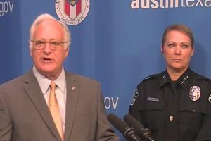 preparativos protesta no kings alcalde policía austin texas
