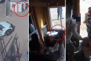 Deven Karl Moore, de 25 años, amenazó con un cuchillo a hombre mayor que tomó como rehén.