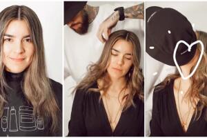 Ana Araujo besa a Marco Lavin