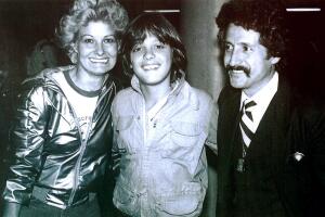 Luis Miguel, Marcela Basteri y Luisito Rey.