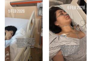 Gomita alarmó a sus seguidores al aparecer en la cama de un hospital