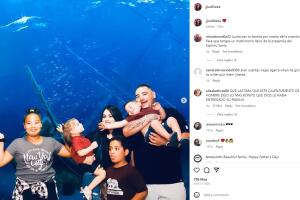 Julia Lemus y Andy Ruiz Jr.