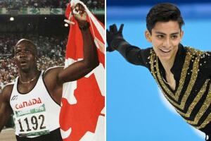 Donovan Bailey (izquierda) y Donovan Carrillo (derecha)