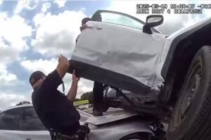 La policía de Tampa utilizó el accidente para promover el uso del cinturón en redes sociales.
