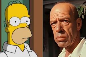 Homero Simpson versión 1950