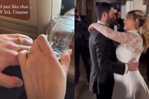 Migbelis Castellanos se casó con Jason Unanue después de poco más de un año de relación.