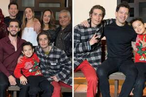 Yahir pasó la Navidad junto a sus dos hijos