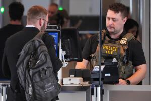 APTOPIX Travel Delays