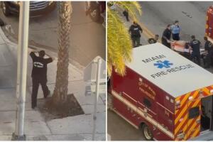 video accidente ambulancia atropella niña Miami