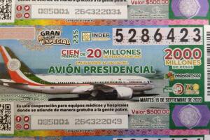 Rifa avión presidencial