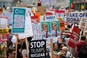 Londres protesta Trump
