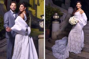 Aleida Núñez y el empresario francés, Martín Babilotte