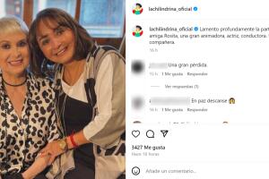 Así despidió 'La Chilindrina' a su amiga.