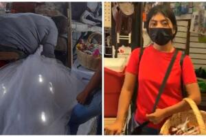 Comerciantes se unen para hacer fiesta de XV a vendedora de dulces.