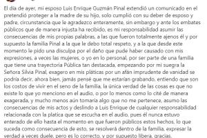 Comunicado de prensa Mayela Laguna